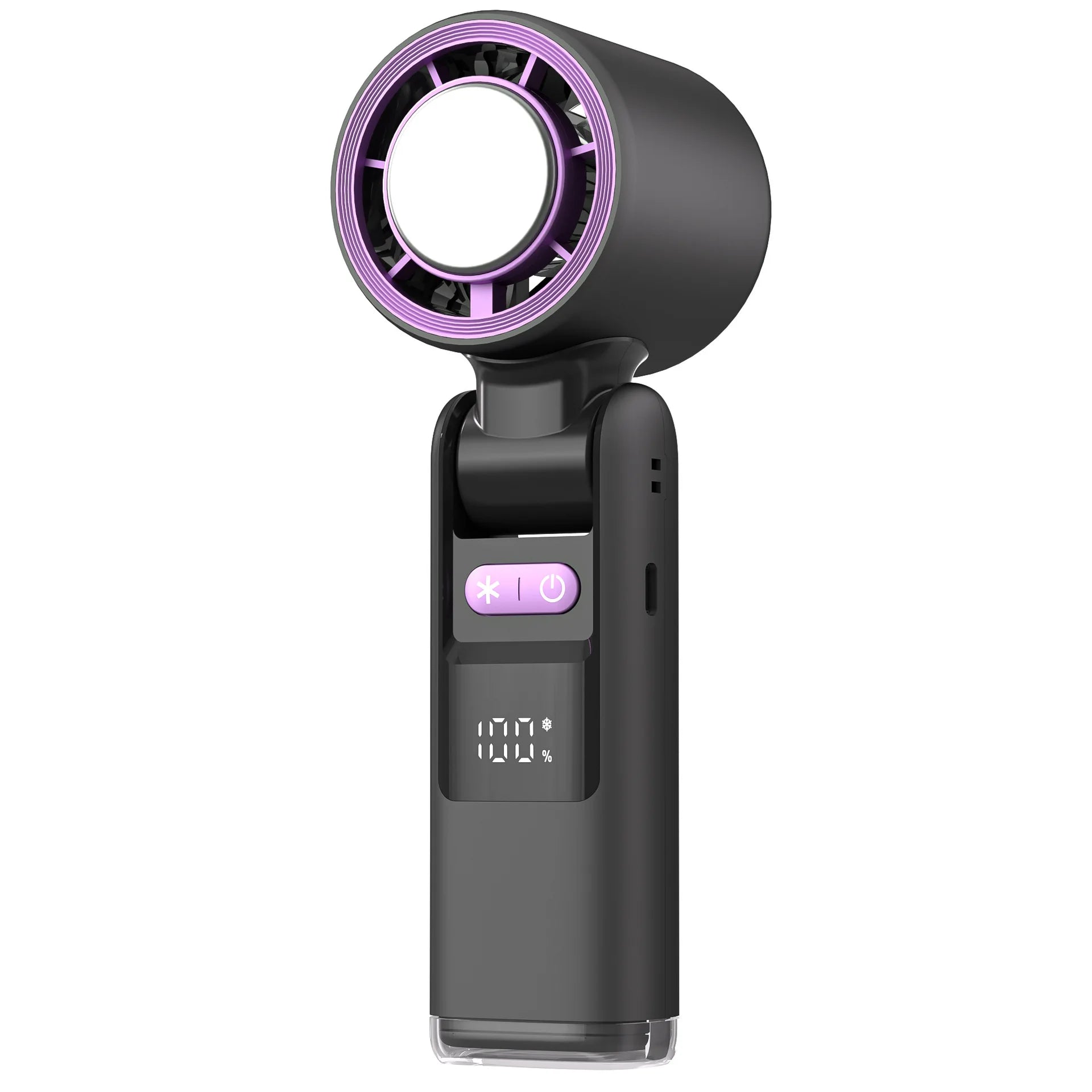 Vouwbare Mini Ventilator met Digitale Weergave