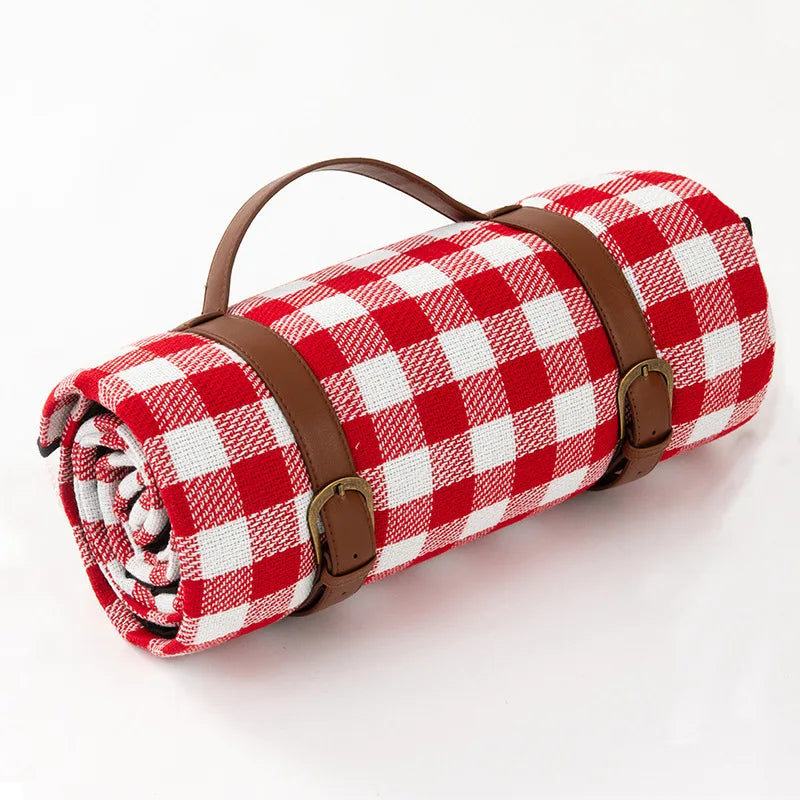 Vouwbare Waterdichte Picknickdeken met Ruitpatroon