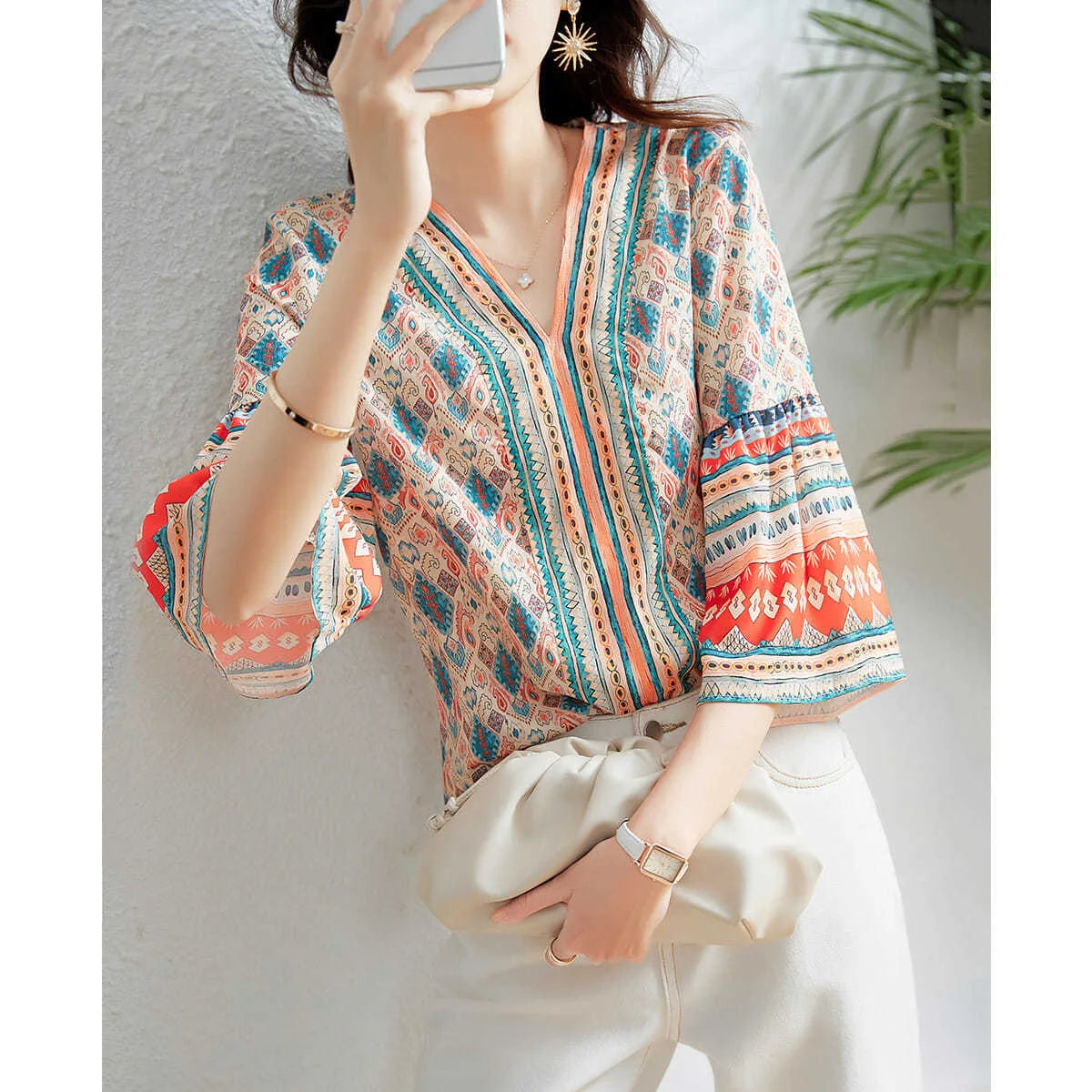 Blusa Eleganza Estiva Luxe