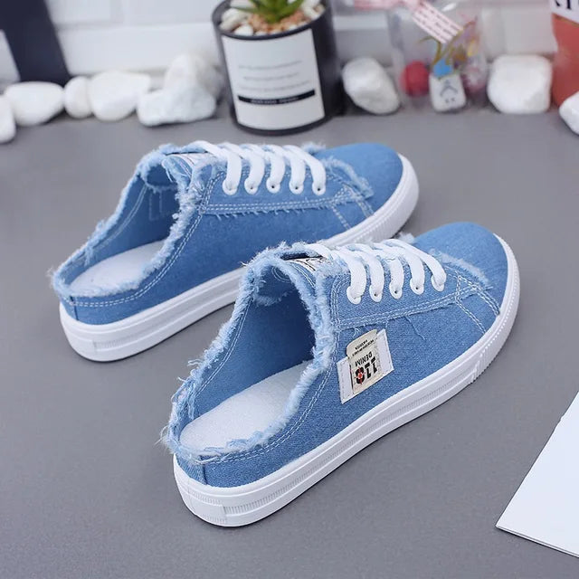 Starwalk Linse Leinwand Flache Damen Sneakers
