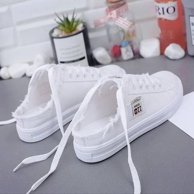 Starwalk Lens Canvas Flat Women's Sneakers