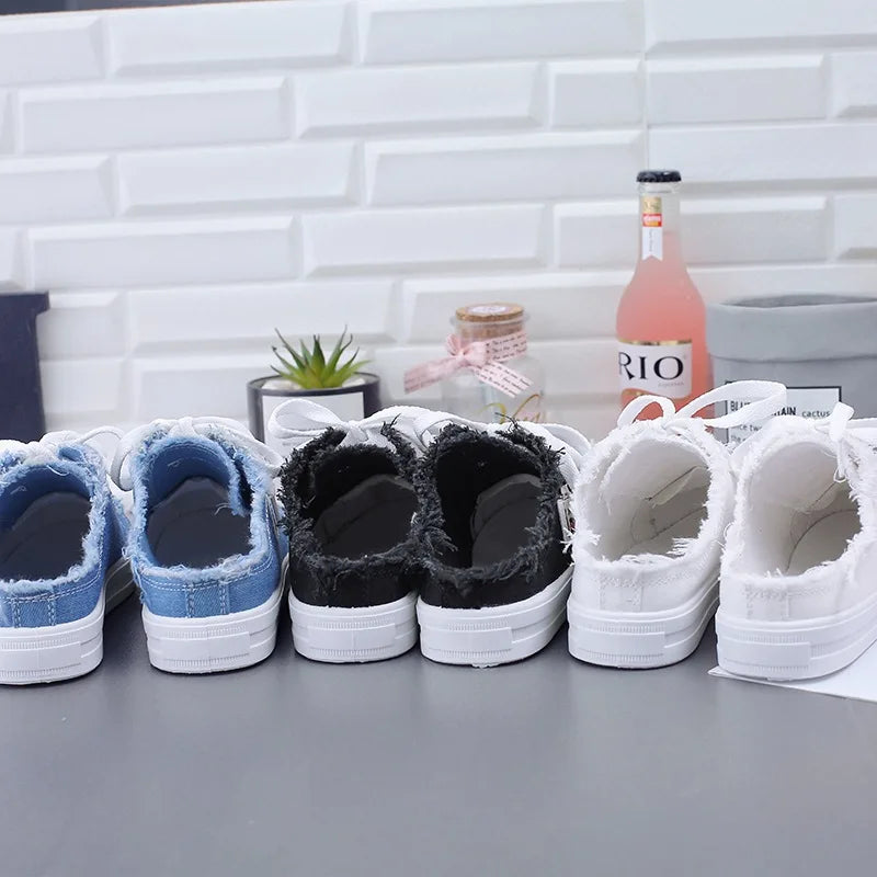 Starwalk Lens Canvas Flat Women's Sneakers