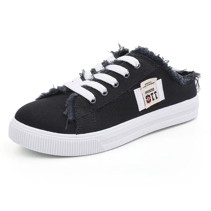 Starwalk Lens Canvas Flat Women's Sneakers