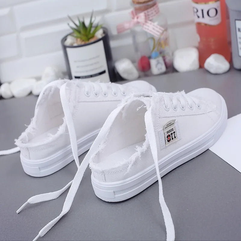 Starwalk Lens Canvas Flat Women's Sneakers