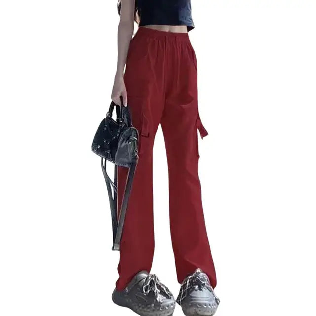ModaFlex Casual Pantaloni Cargo da Donna con Tasche Multiple
