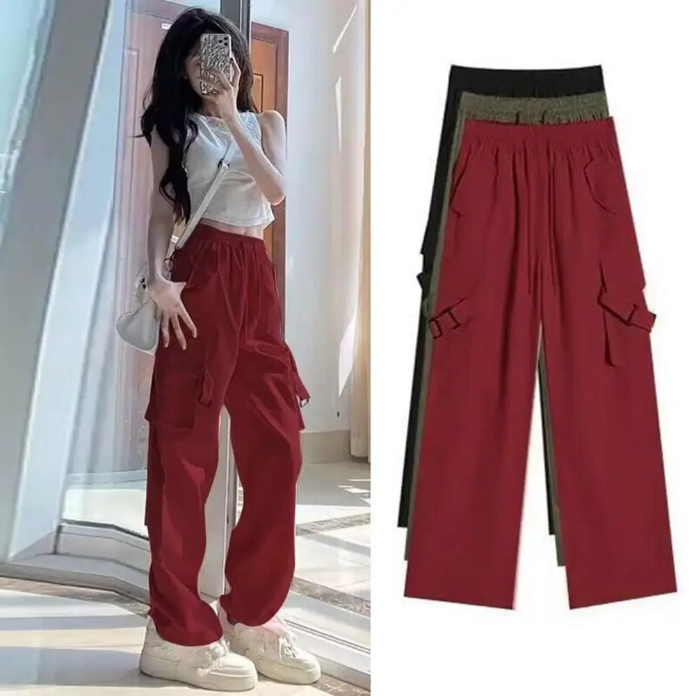 ModaFlex Casual Women's Cargo Pants with Multiple Pockets