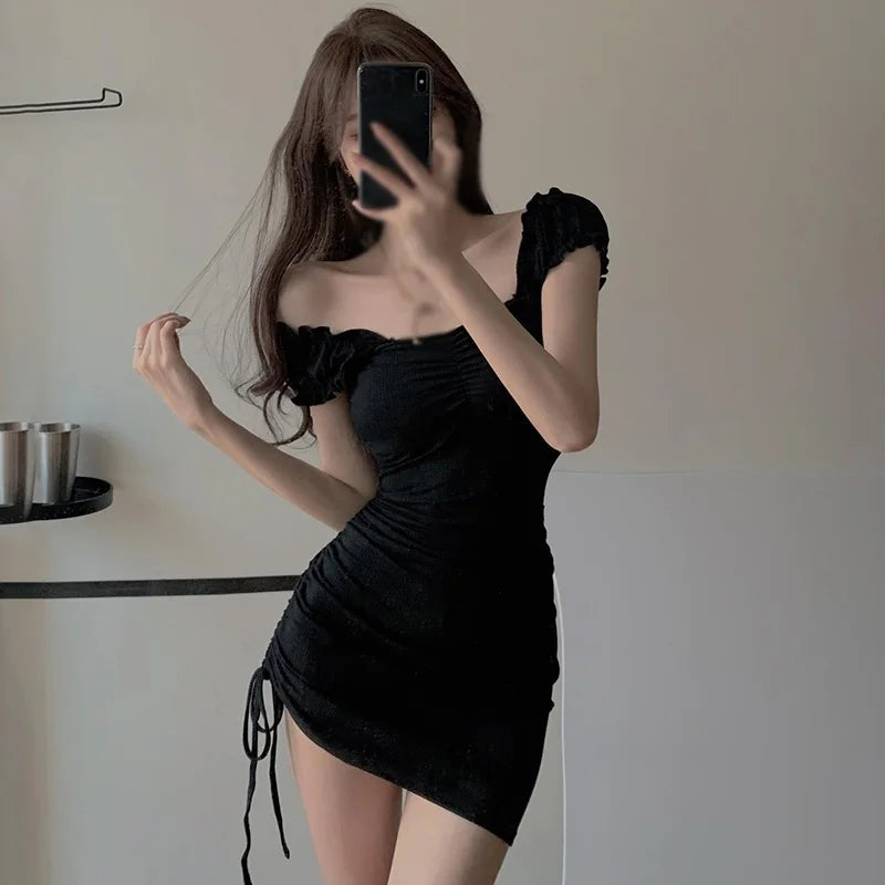 Sexy Korte Mouw Jurk  van Elegant Woman