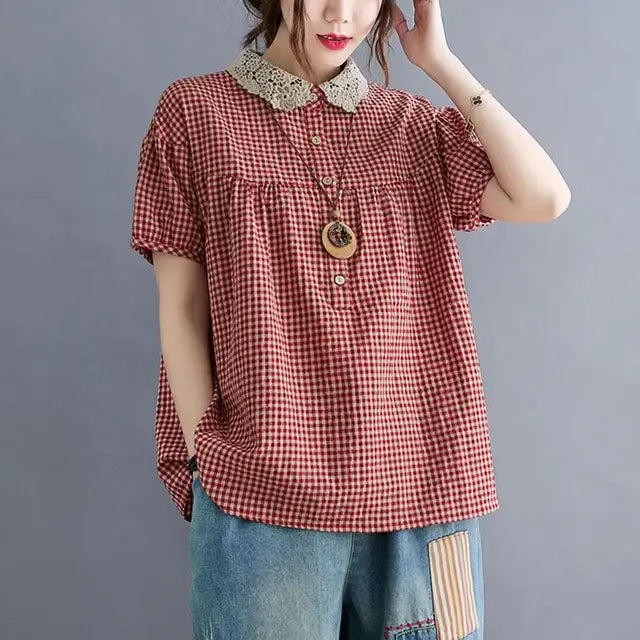 Vintage Shirt van Linen Lux