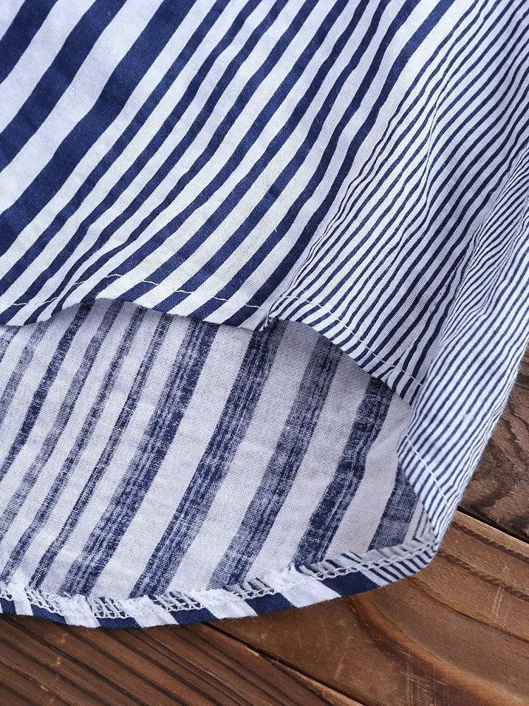Voorjaarsfris Gestreepte Tuniek Fleur Chic