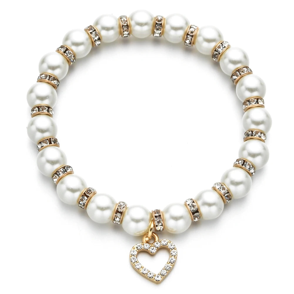 LiefdesGloed Bracciale Occhio Maligno di Perla