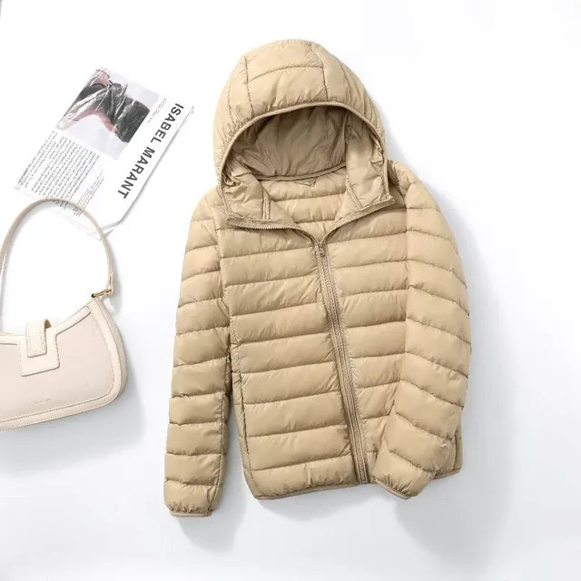 Luxe Reisklare | Giacca Piumino Imbottita Leggera e Ripiegabile | Calda e Compatta