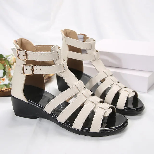Nieuwe Zomercollectie 2024 - Romeinse Sleehak Sandalen voor Vrouwen!