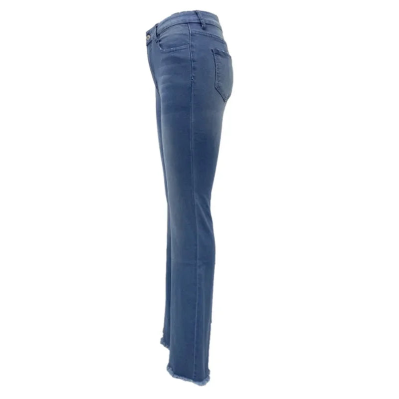 ChicDenim Slim Fit Denim Jeans with Tassel Details