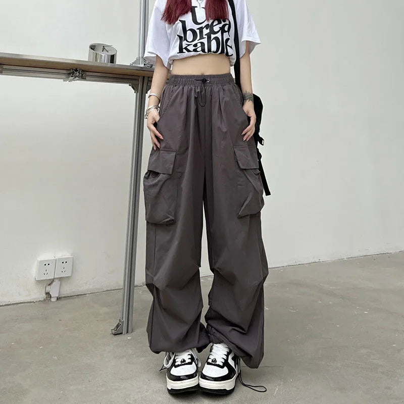 Casual High Waist Cargo Pants for Women