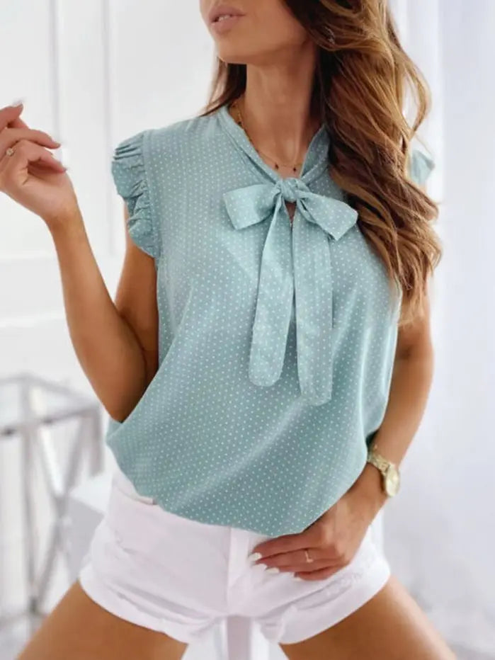 Zomerse Strik Chic Glanzende Zon