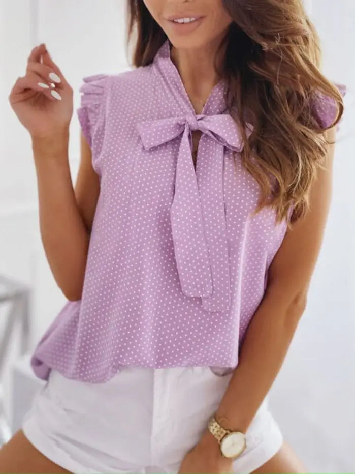 Zomerse Strik Chic Glanzende Zon