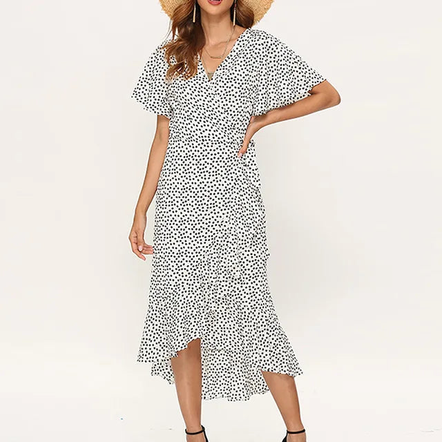Bohemien Sexy Chiffon Zomerjurk van ZomerLuxe
