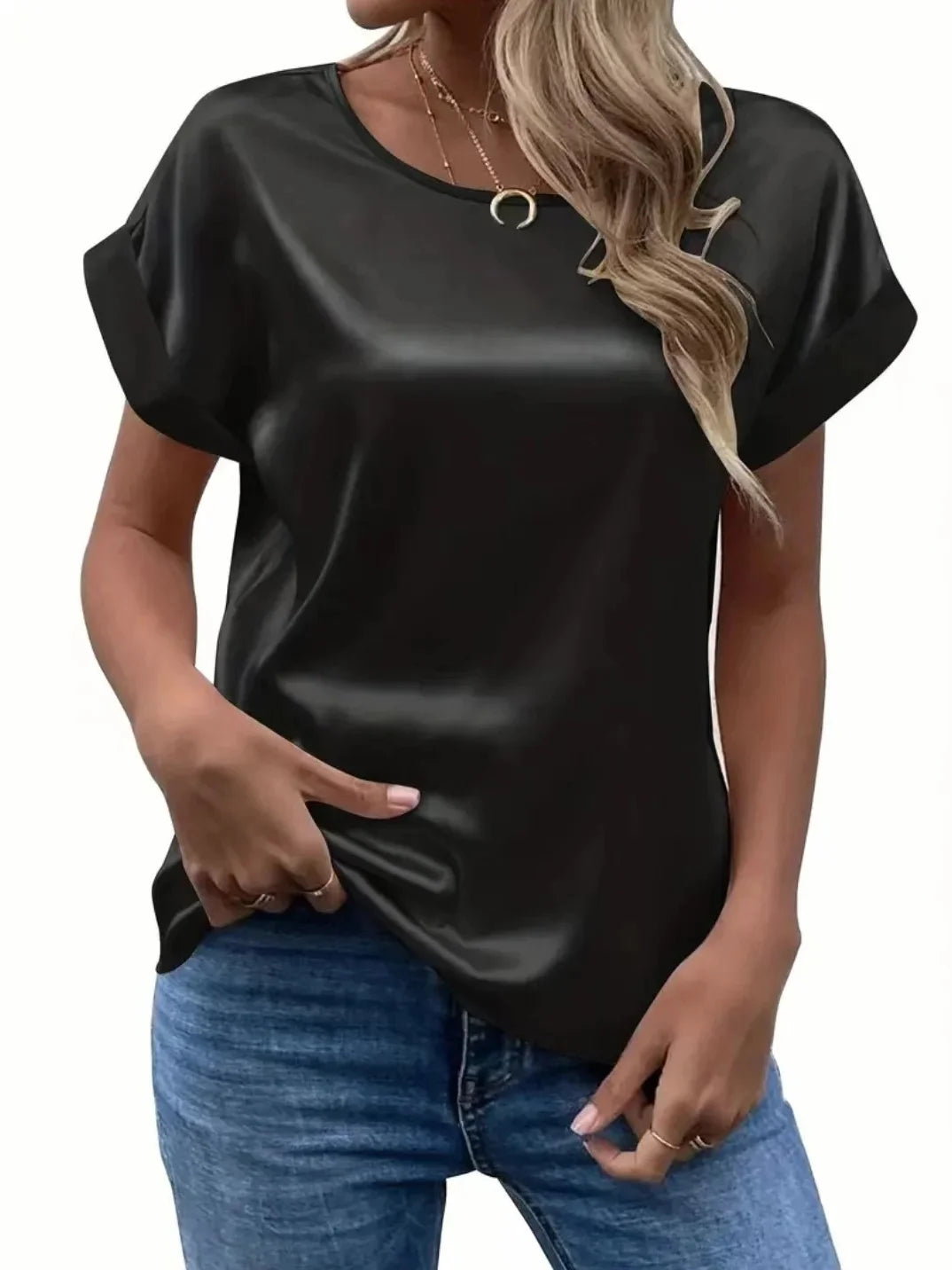 Stylish Summer Satin Blouses for Women