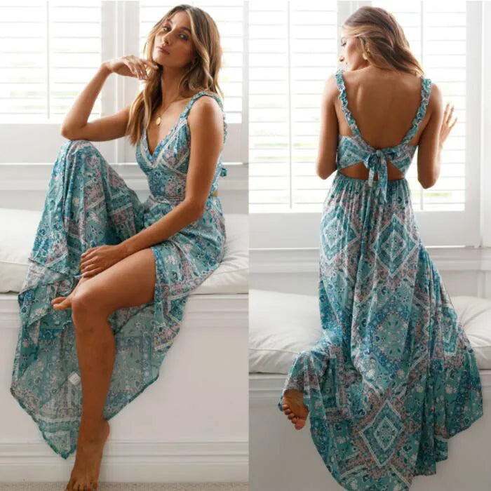 Zomerse Bloemenprint Jurk FloralFemme