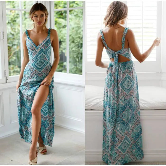 Zomerse Bloemenprint Jurk FloralFemme