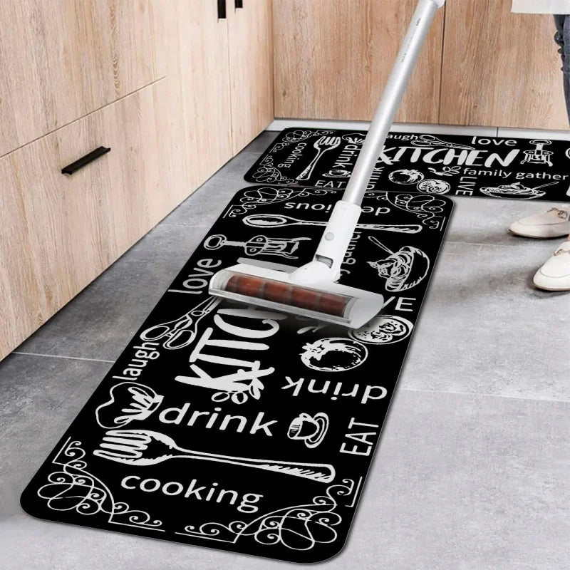 Wasbare Antislip Keukenmat met Hoge Absorptie