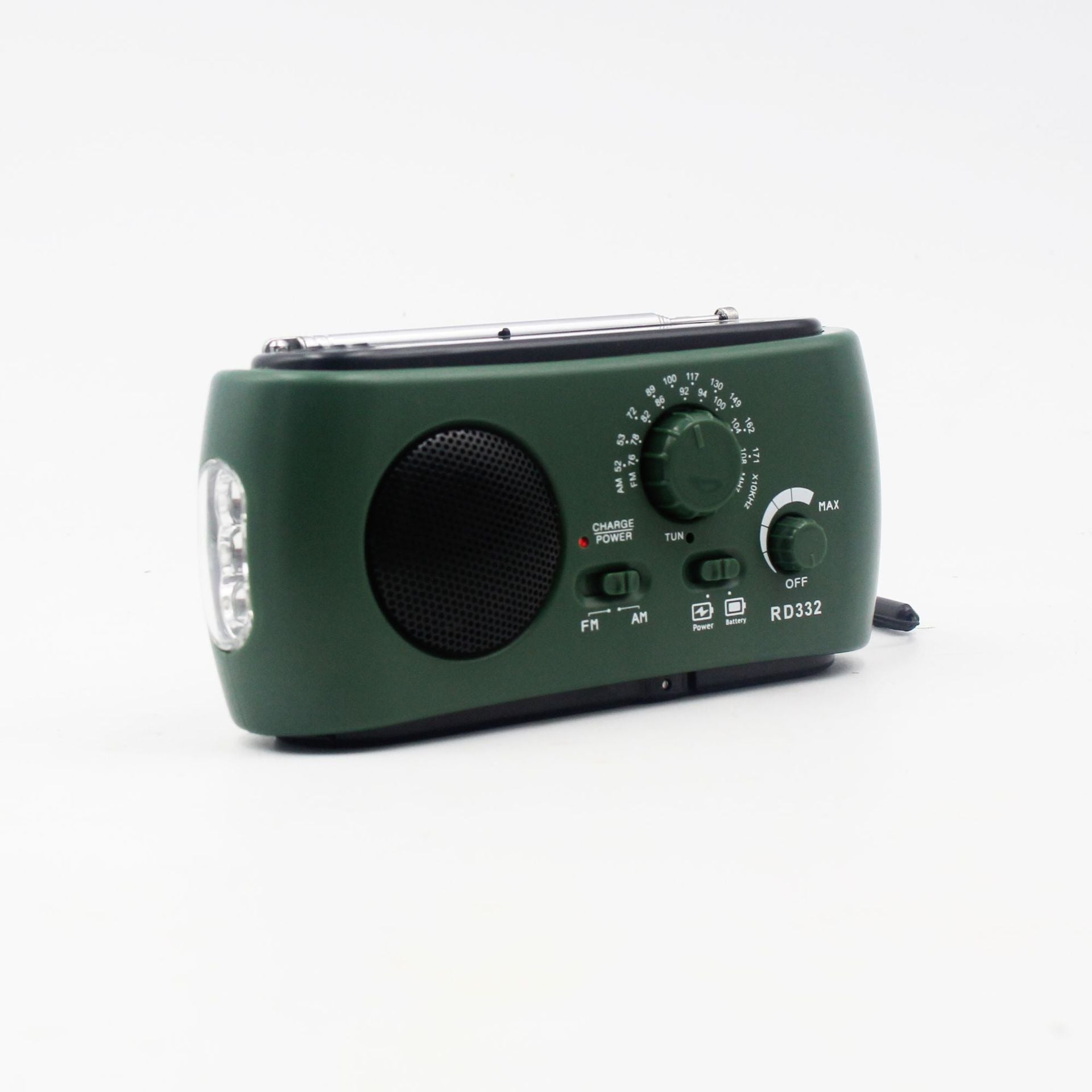 Radio impermeabile per condizioni meteorologiche estreme con ricarica USB