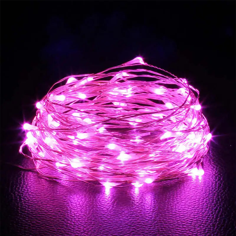 Catena luminosa esterna resistente alle intemperie con lampade LED