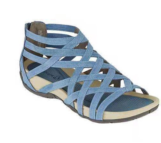 Velanora - Platte orthopedische sandalen Rome