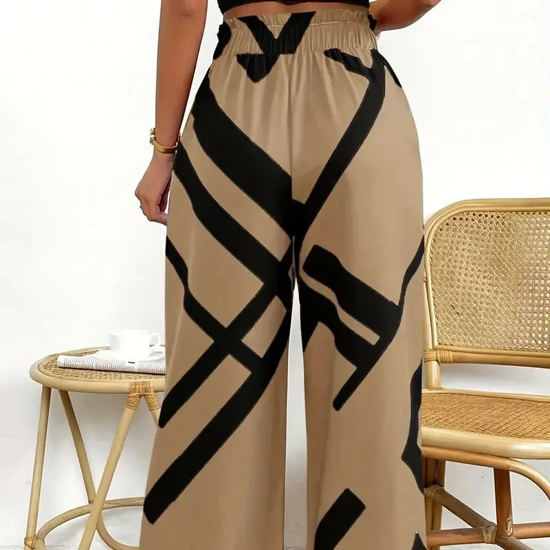 FashionFlair Pantaloni a Gamba Larga