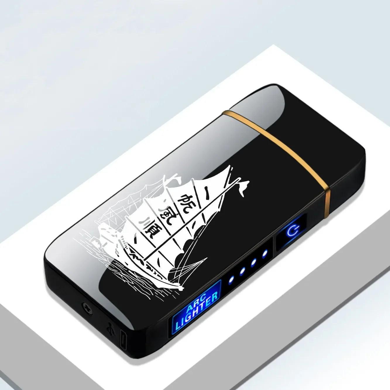 Accendino USB antivento con design moderno