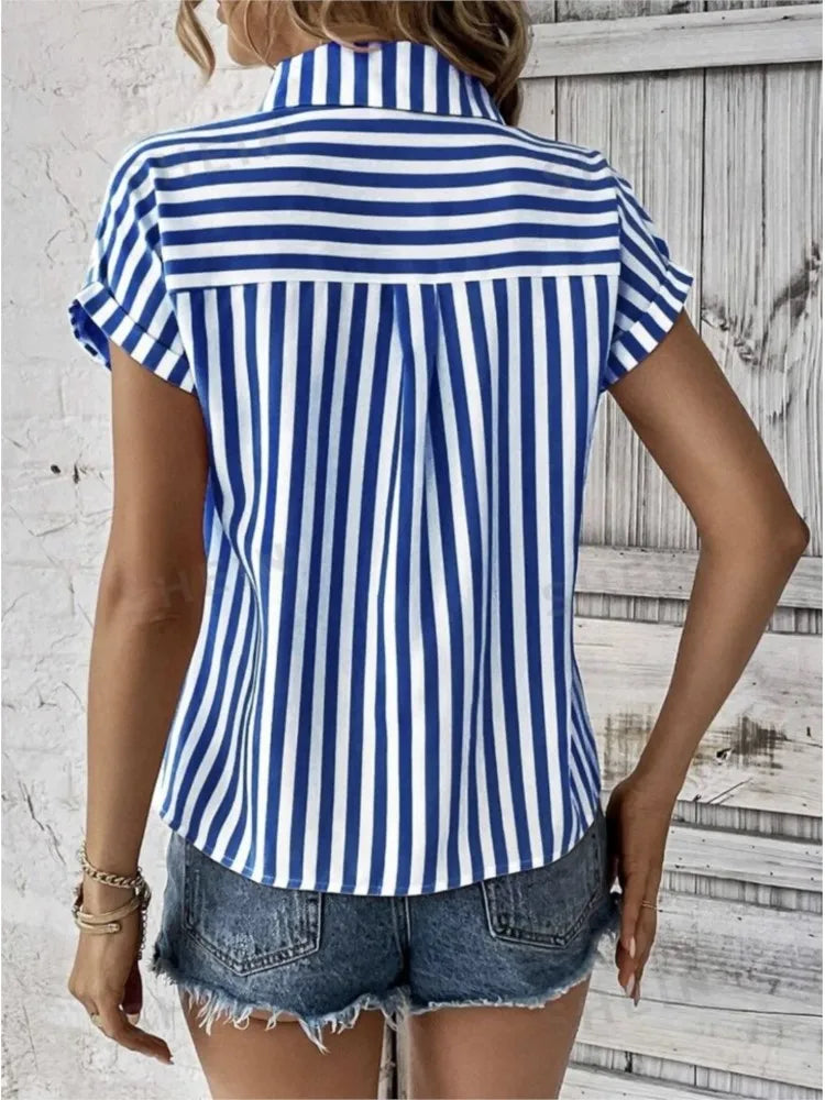 Chic Charm Vrouwelijke Stijlvolle Blouse