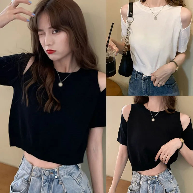 Casual Off-Shoulder Summer Blouse for Women