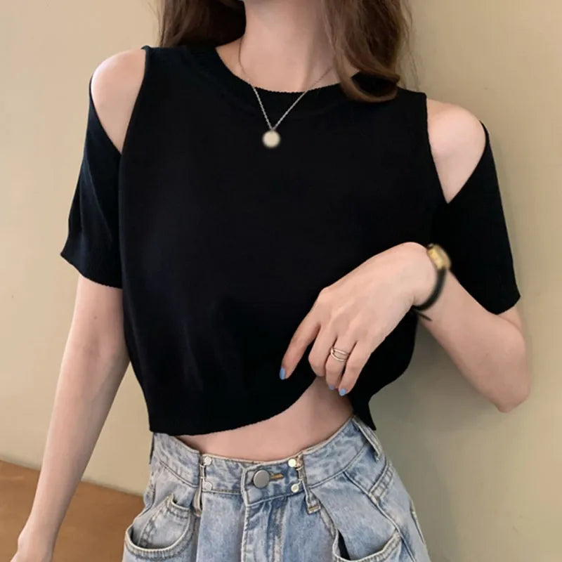 Casual Off-Shoulder Summer Blouse for Women