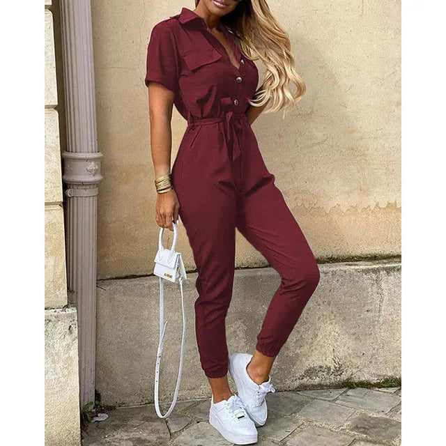 Velanora Elegante Bloemen Jumpsuit