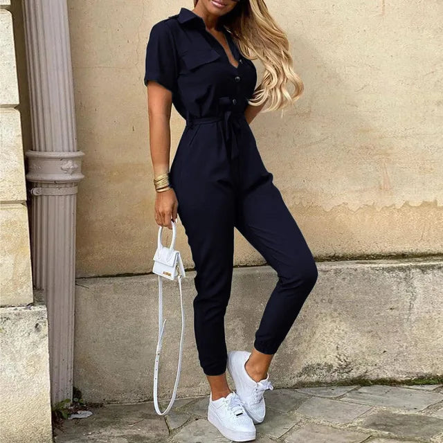 Velanora Elegante Bloemen Jumpsuit