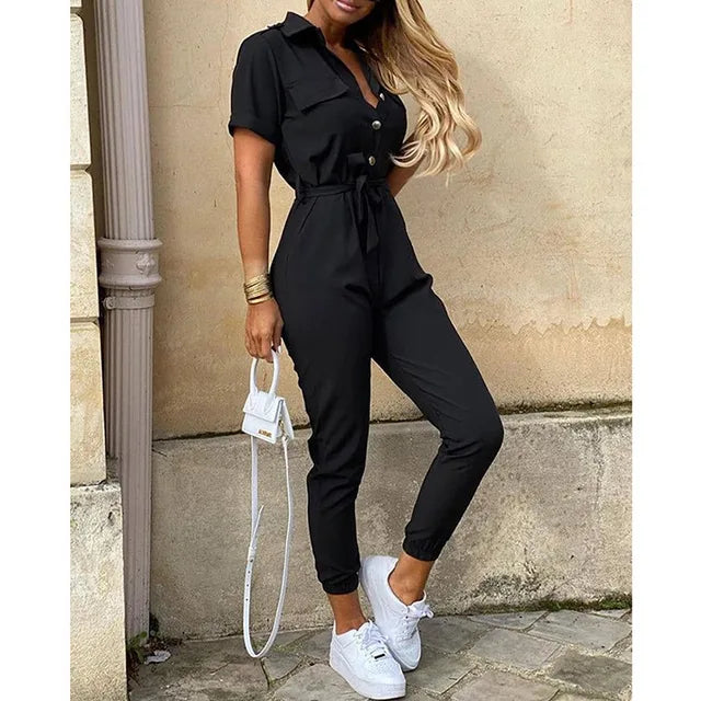 Velanora Elegante Bloemen Jumpsuit