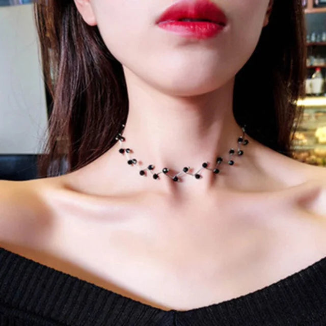 Aurora Pearl Collarbone Necklace for Women