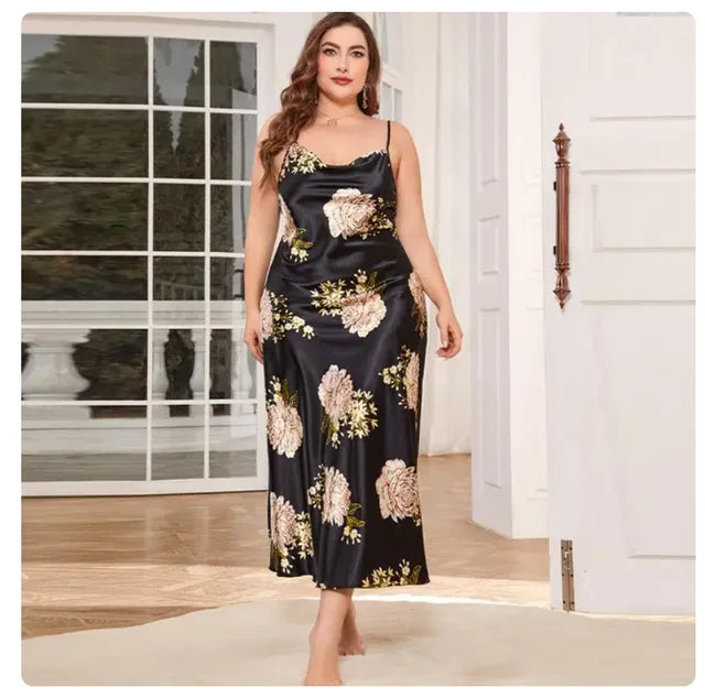 Avalon Luxe Camicia da Notte in Raso