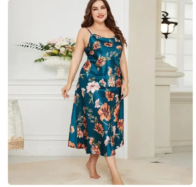 Avalon Luxe Camicia da Notte in Raso