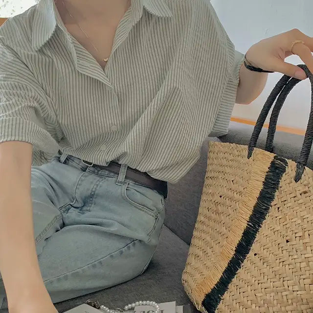 JeugdGlam Blusa di Chiffon Verde