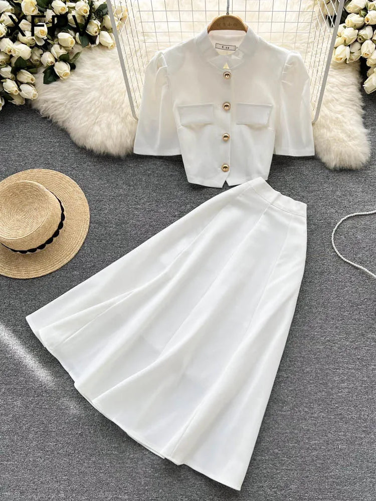 Moda Chic Abito Autunno Estate
