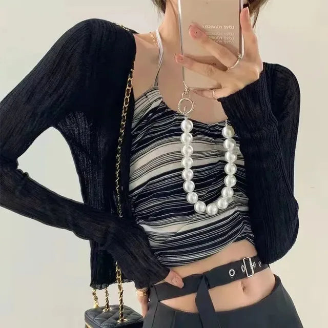 Summer Cardigan with Sun Protection for Women