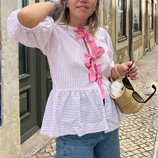 Zomerse T-shirt Blouse van StreetChic