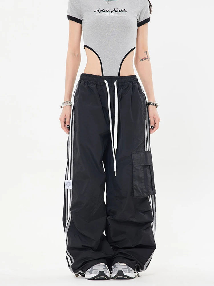 Pantaloni Cargo Kpop Y2K per Donna