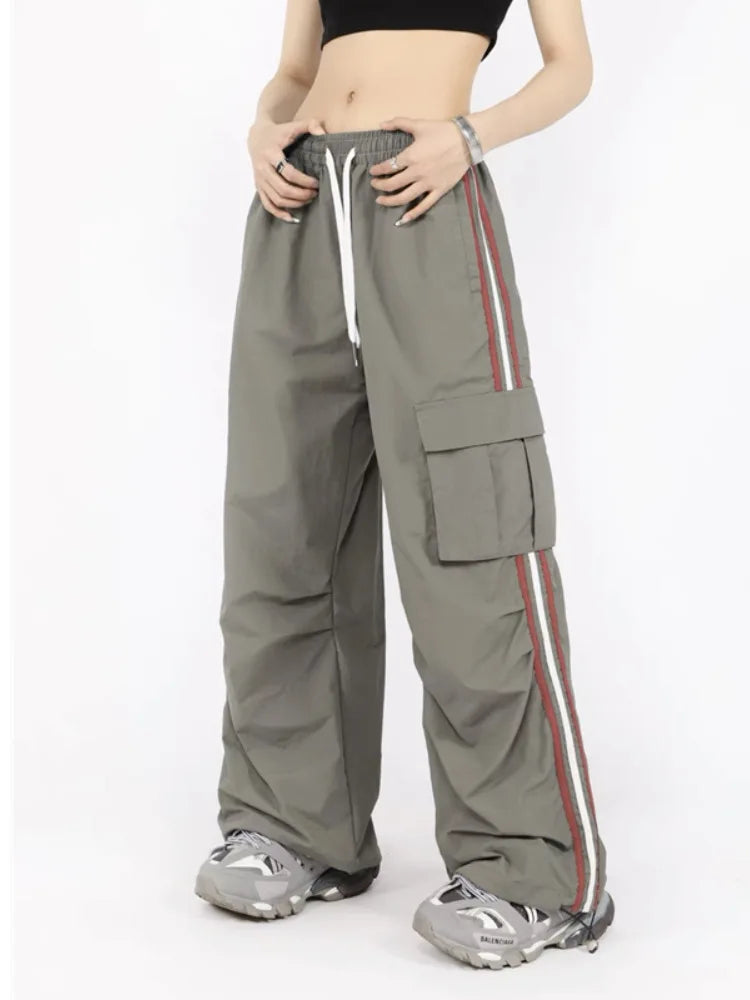 Pantaloni Cargo Kpop Y2K per Donna