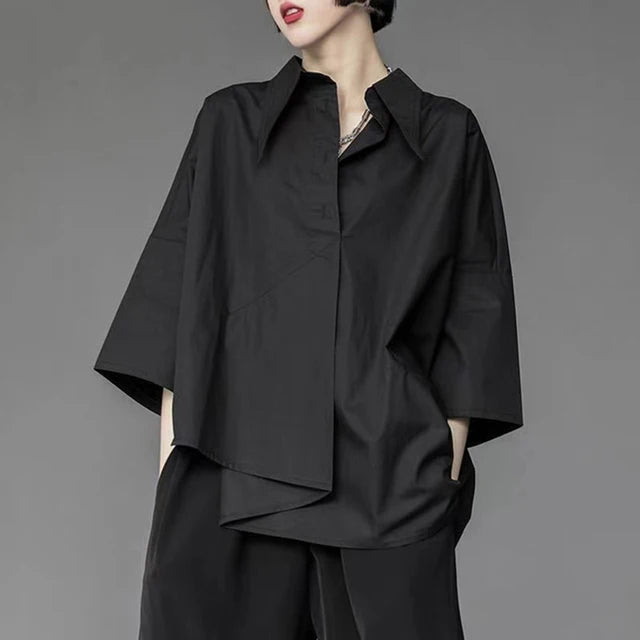 Gotische Chiffon Bluse für Frauen