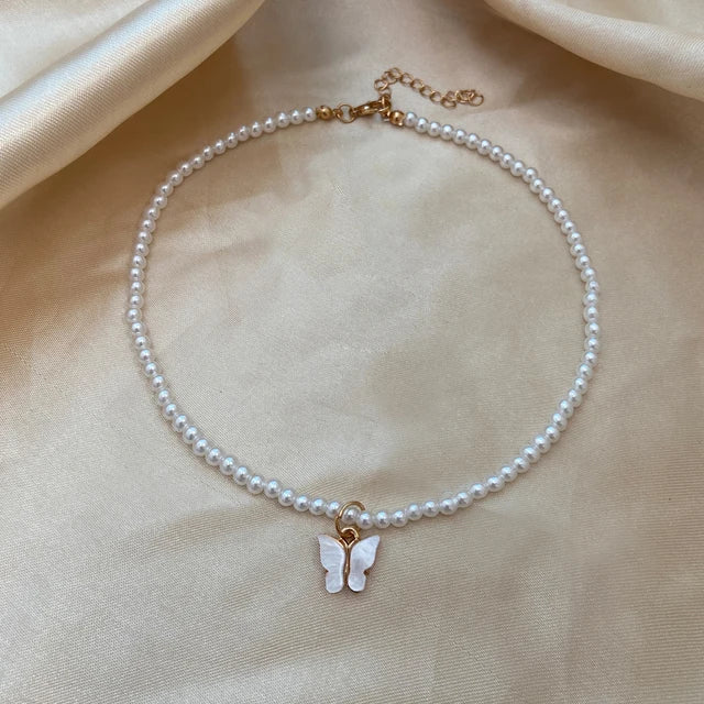 Collana doppia Nova con fiocco e ciondolo a cuore