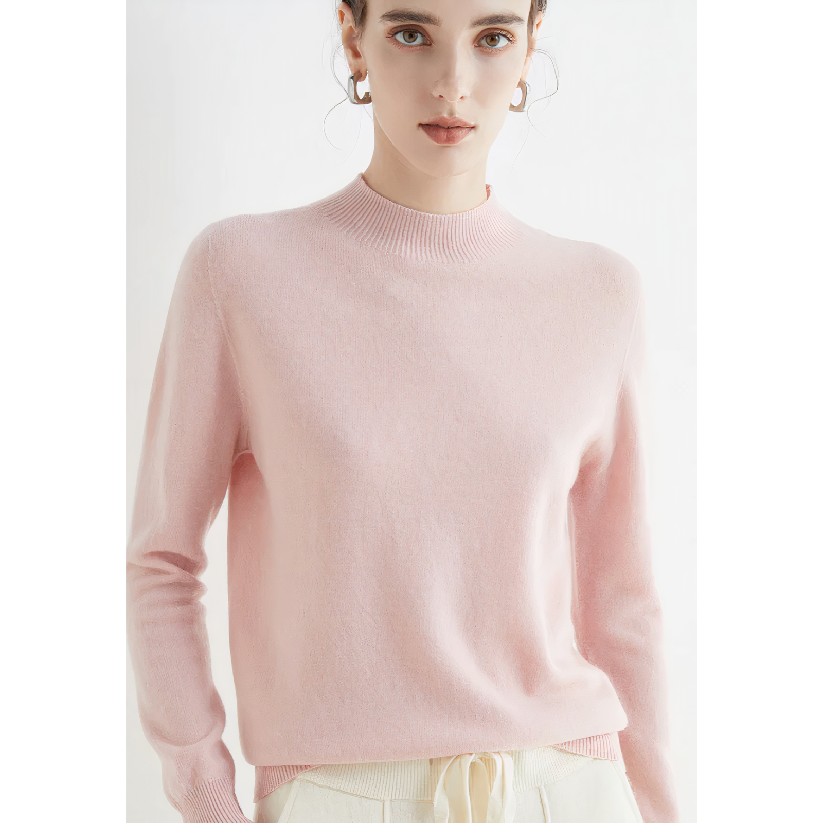 Kaschmir gestrickter Pullover - Velanora