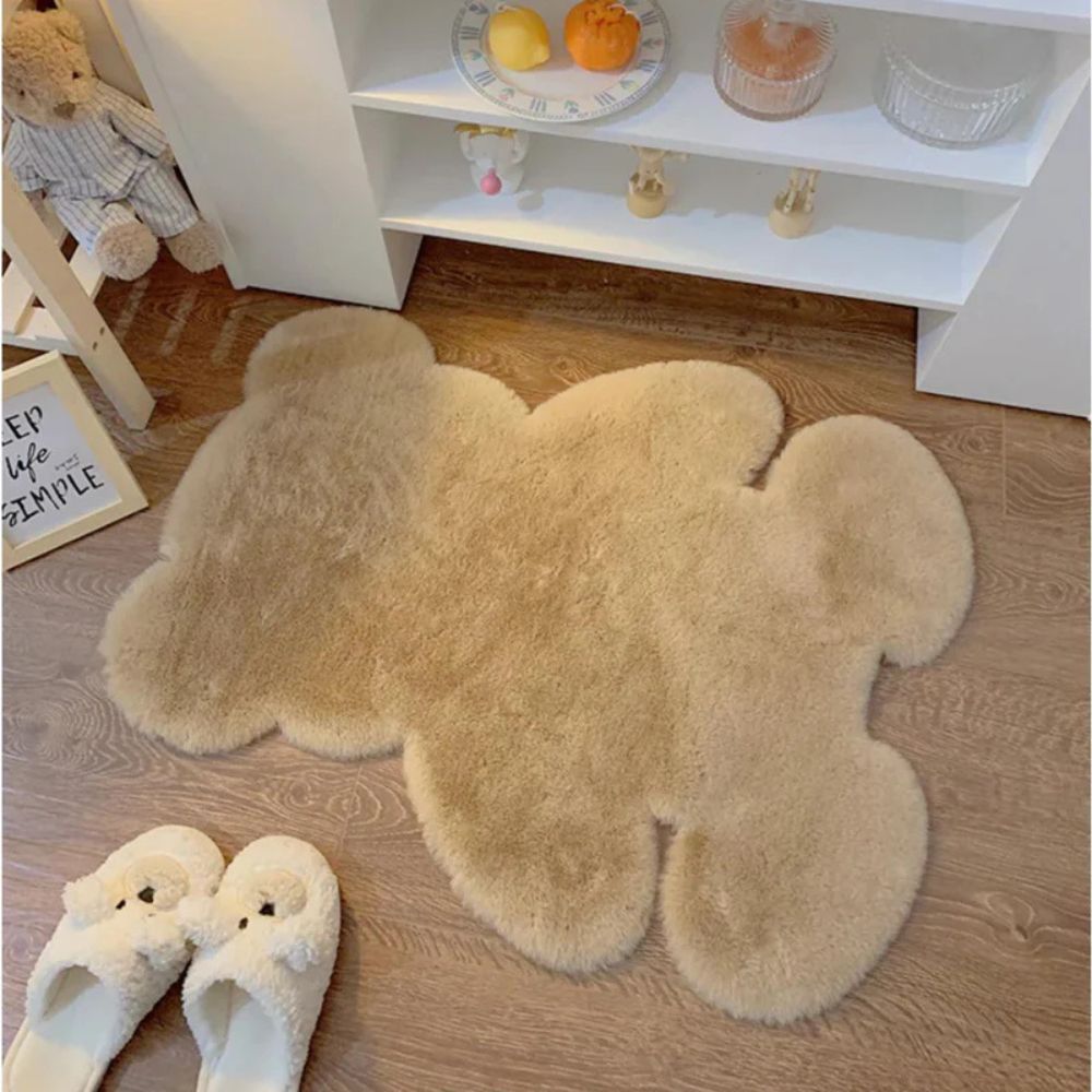 Morbido tappeto orso di peluche