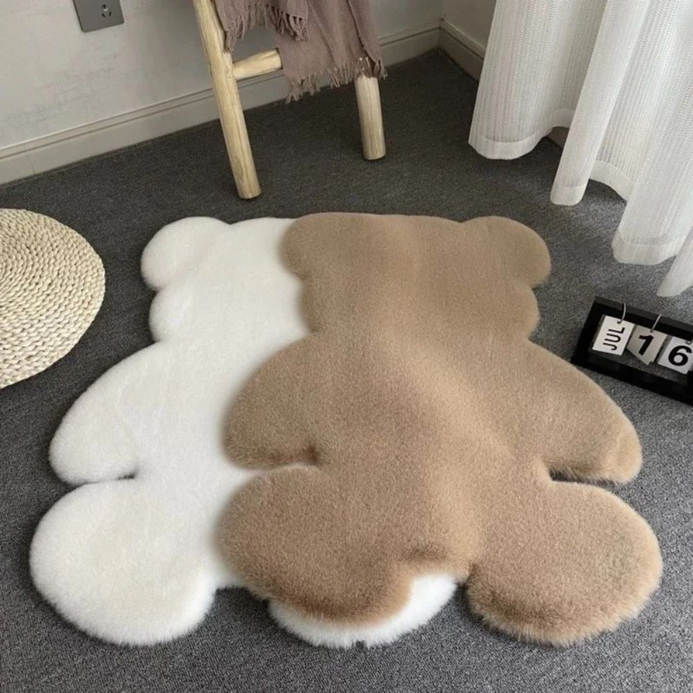Morbido tappeto orso di peluche